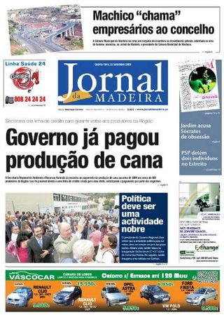 Jornal da madeira