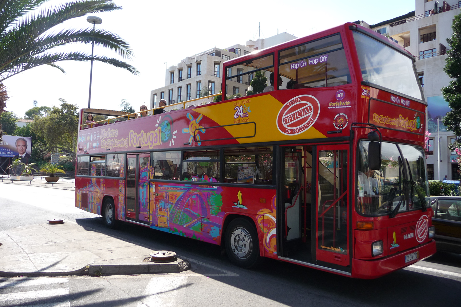 Bus panoramique à Funchal